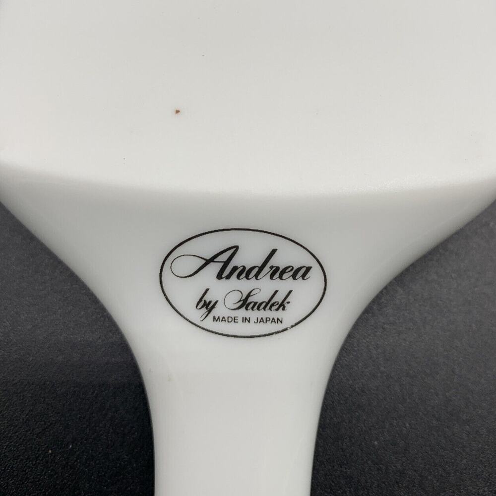 Vintage Andre by Sadek Cake serving Plate Spatula NIB Vineyard 10” Gold Rim Japa - Picture 5 of 9